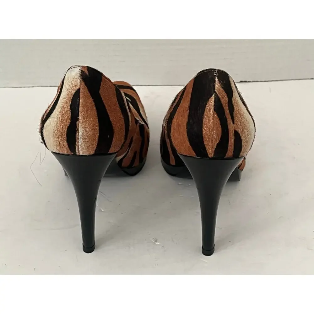 NWOT Nine West Women's Rocha Platform Pumps Natural Multi Animal Print Size 7.5 - Picture 5 of 8
